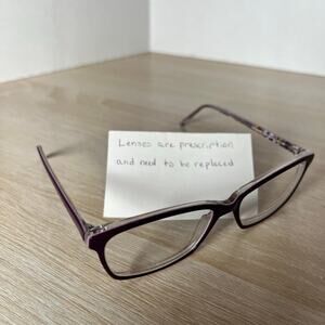 Lafont Issy & La Toujours 7063 Eyeglasses Purple Flowers Frames 55-15-137